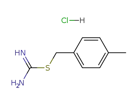 Molecular Structure of 940-63-6 (4-methylbenzyl carbamimidothioate)
