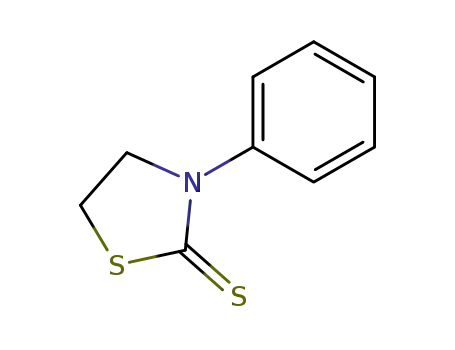Molecular Structure of 1437-99-6 (2-Thiazolidinethione,3-phenyl-)