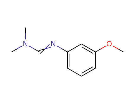 Molecular Structure of 1202-42-2 (N,N-Dimethyl-N'-(3-methoxyphenyl)formamidine)