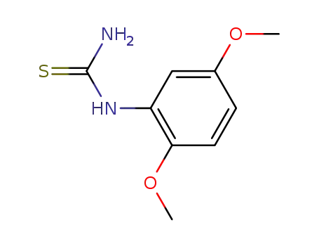 Molecular Structure of 67617-98-5 (1-(2,5-DIMETHOXYPHENYL)-2-THIOUREA)