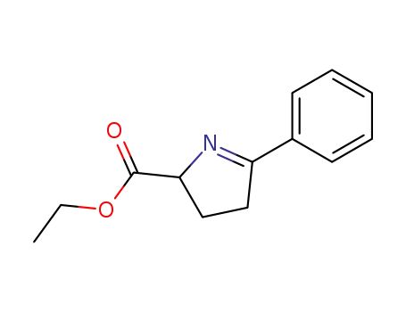 2H-Pyrrole-2-carboxylic acid, 3,4-dihydro-5-phenyl-, ethyl ester
