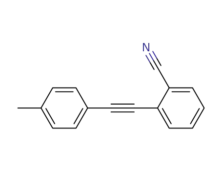 2-(2-(4-(methyl)phenyl)ethynyl)benzonitrile