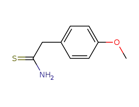 Molecular Structure of 60759-02-6 (2-(4-METHOXYPHENYL)ETHANETHIOAMIDE)