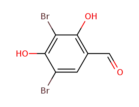 Molecular Structure of 116096-91-4 (3,5-DIBROMO-2,4-DIHYDROXYBENZALDEHYDE)