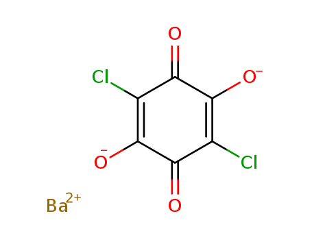 2,5-Cyclohexadiene-1,4-dione,2,5-dichloro-3,6-dihydroxy-, barium salt (1:1)