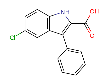 5-chloro-3-phenyl-1H-indole-2-carboxylic acid(SALTDATA: FREE)
