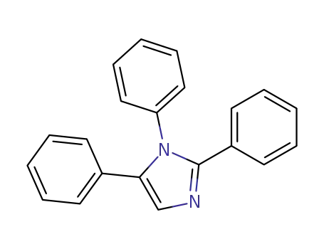 Molecular Structure of 19278-31-0 (1H-Imidazole, 1,2,5-triphenyl-)