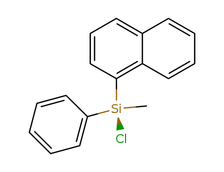 Molecular Structure of 960-82-7 (Silane, chloromethyl-1-naphthalenylphenyl-, (S)-)