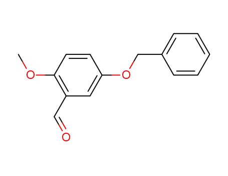 Molecular Structure of 52329-06-3 (Benzaldehyde, 2-methoxy-5-(phenylmethoxy)-)
