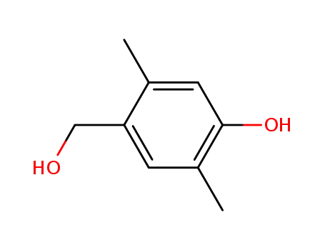 Molecular Structure of 10496-93-2 (4-(hydroxymethyl)-2,5-dimethylphenol)
