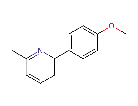 Molecular Structure of 4385-63-1 (2-(4-METHOXYPHENYL)-6-METHYLPYRIDINE)