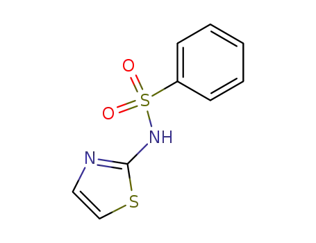 Molecular Structure of 4411-72-7 (N-(1,3-thiazol-2-yl)benzenesulfonamide)