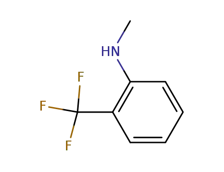 Molecular Structure of 14925-10-1 (2-(METHYLAMINO)BENZOTRIFLUORIDE)