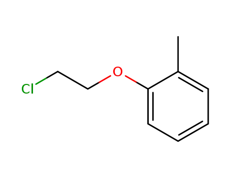 Molecular Structure of 21120-79-6 (1-(2-CHLORO-ETHOXY)-2-METHYL-BENZENE)