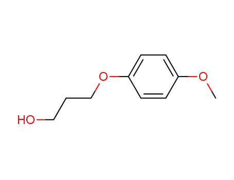 Molecular Structure of 118943-21-8 (3-(4-METHOXYPHENOXY)-1-PROPANOL  98)
