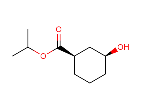 Cyclohexanecarboxylic acid, 3-hydroxy-, 1-methylethyl ester, (1R,3S)-
