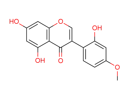 Molecular Structure of 32884-35-8 (2''-HYDROXYBIOCHANIN A)
