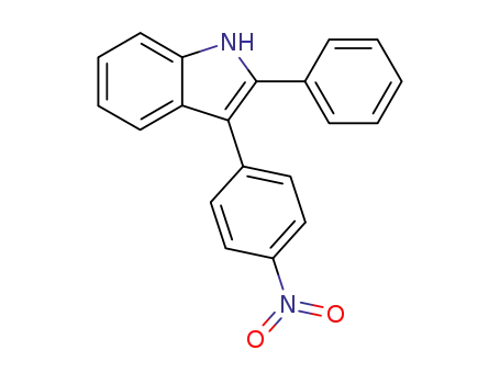 Molecular Structure of 1741-96-4 (1H-Indole, 3-(4-nitrophenyl)-2-phenyl-)