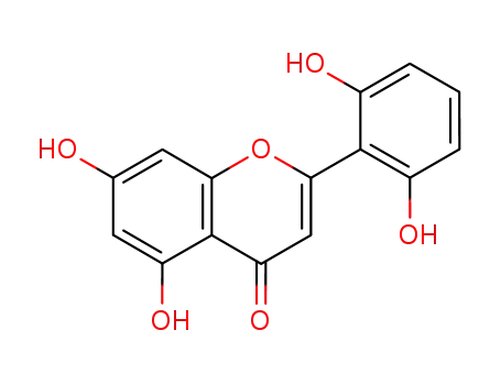 Molecular Structure of 82475-00-1 (2-(2,6-dihydroxyphenyl)-5,7-dihydroxy-4H-chromen-4-one)