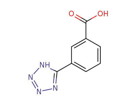 Molecular Structure of 73096-39-6 (3-(2H-TETRAZOL-5-YL)-BENZOIC ACID)