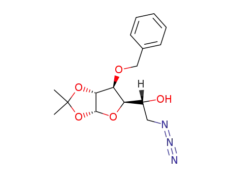 6-azido-3-O-benzyl-6-deoxy-1,2-O-(1-methylethylidene)-α-D-glucofuranose