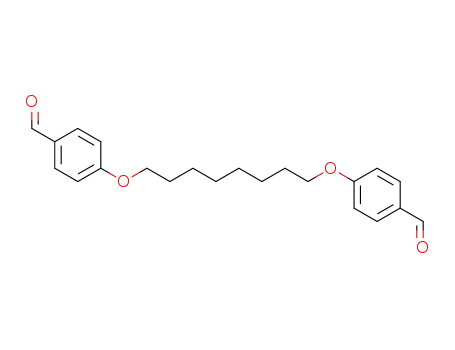 Molecular Structure of 77355-03-4 (4,4’-(1,8-Octanediyl)dioxydibenzaldehyde)