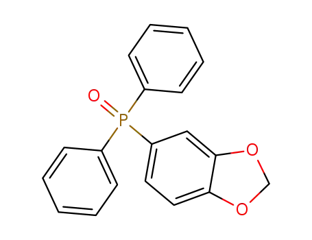 Molecular Structure of 209981-66-8 (benzo[d][1,3]dioxol-5-yldiphenylphosphine oxide)