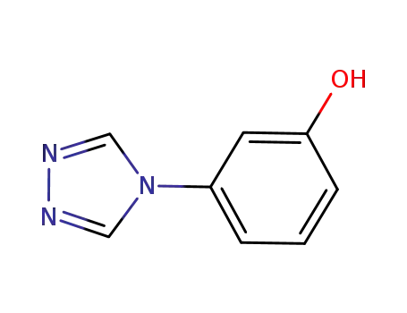 Molecular Structure of 746656-39-3 (Phenol, 3-(4H-1,2,4-triazol-4-yl)- (9CI))