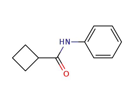 Molecular Structure of 15907-95-6 (CyclobutanecarboxaMide, N-phenyl-)