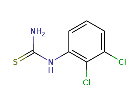 Molecular Structure of 41542-06-7 (1-(2,3-DICHLOROPHENYL)-2-THIOUREA)