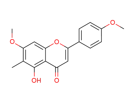 Molecular Structure of 5689-38-3 (8-Demethyleucalyptin)