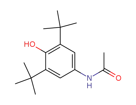 Molecular Structure of 22903-23-7 (Acetamide, N-[3,5-bis(1,1-dimethylethyl)-4-hydroxyphenyl]-)