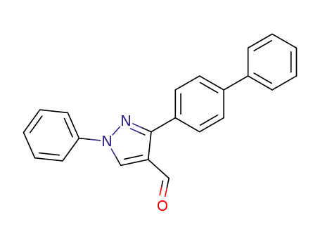 Molecular Structure of 108446-64-6 (3-BIPHENYL-4-YL-1-PHENYL-1H-PYRAZOLE-4-CARBALDEHYDE)