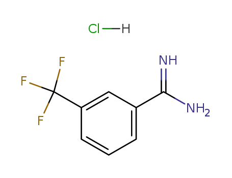 Molecular Structure of 62980-03-4 (3-TRIFLUOROMETHYL-BENZAMIDINE HCL)