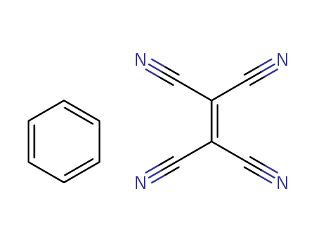 Molecular Structure of 1446-08-8 (Ethenetetracarbonitrile, compd. with benzene (1:1))