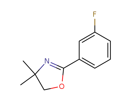 2-(3-FLUOROPHENYL)-4,5-DIHYDRO-4,4-DIMETHYLOXAZOLE