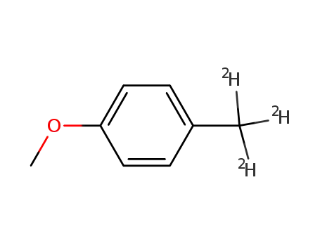 Molecular Structure of 14202-49-4 (4-METHOXYTOLUENE-ALPHA,ALPHA,ALPHA-D3)