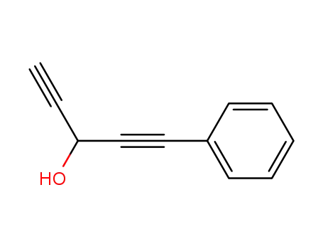 Molecular Structure of 62679-57-6 (1,4-Pentadiyn-3-ol, 1-phenyl-)