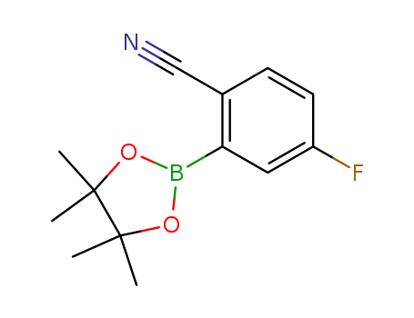 2-Cyano-5-fluorophenylboronic acid pinacol ester 463335-96-8
