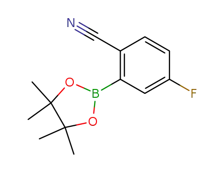 2- 시아 노 -5- 플루오로 페닐 보론 산 피나 콜 에스테르