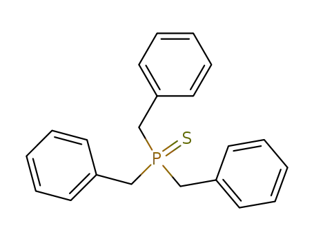 Molecular Structure of 21187-15-5 (Phosphine sulfide, tris(phenylmethyl)-)