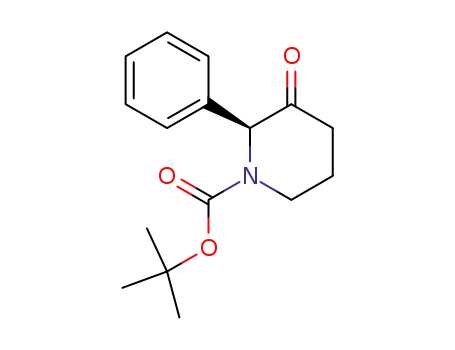 1-Piperidinecarboxylic acid, 3-oxo-2-phenyl-, 1,1-dimethylethyl ester,
(2S)-