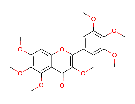 Molecular Structure of 17245-30-6 (3',4',5',3,5,6,7-Heptamethoxyflavone)