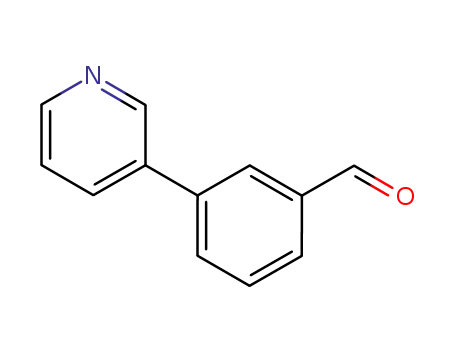 Molecular Structure of 131231-24-8 (3-(3-PYRIDYL)BENZALDEHYDE)
