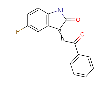 2H-Indol-2-one, 5-fluoro-1,3-dihydro-3-(2-oxo-2-phenylethylidene)-