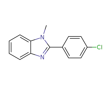 Molecular Structure of 2622-72-2 (2-(4-chlorophenyl)-1-methyl-1H-benzo[d]imidazole)