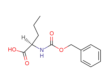 Molecular Structure of 42918-89-8 (Z-D-NVA-OH)