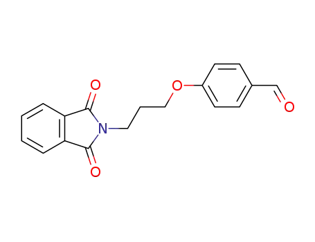 Molecular Structure of 73279-02-4 (Benzaldehyde, 4-[3-(1,3-dihydro-1,3-dioxo-2H-isoindol-2-yl)propoxy]-)