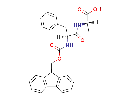Molecular Structure of 189455-66-1 (L-Alanine, N-[(9H-fluoren-9-ylmethoxy)carbonyl]-L-phenylalanyl-)