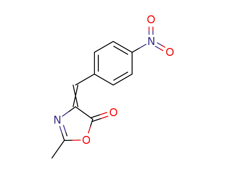 5(4H)-Oxazolone, 2-methyl-4-[(4-nitrophenyl)methylene]-